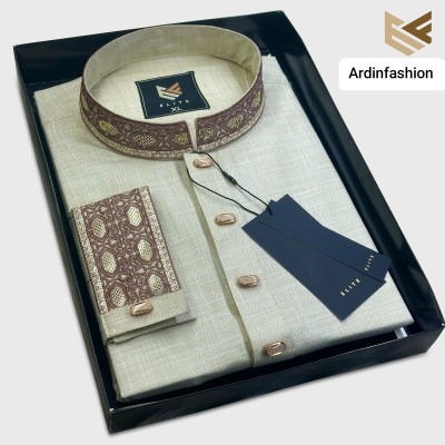 Aristocratic Quality Embroidered Panjabi For Man