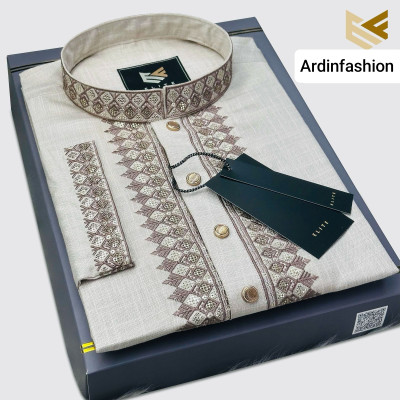 Aristocratic Quality Embroidered Panjabi For Man