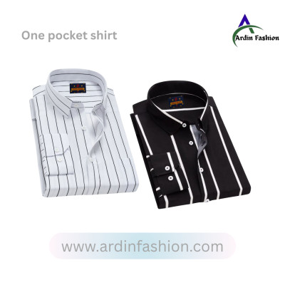 Full Sleeves one pocket ceck shirt