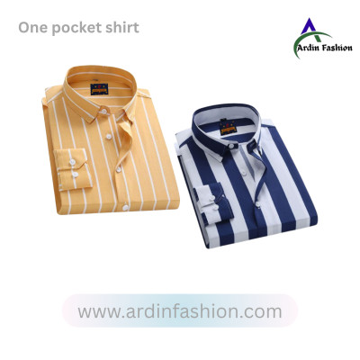 Full Sleeves one pocket ceck shirt