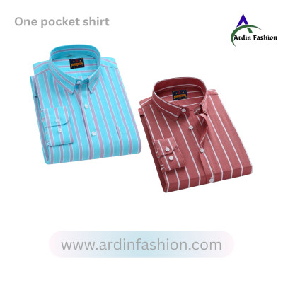 Full Sleeves one pocket ceck shirt