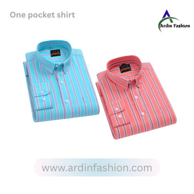 Full Sleeves one pocket ceck shirt