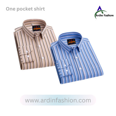 Full Sleeves one pocket ceck shirt
