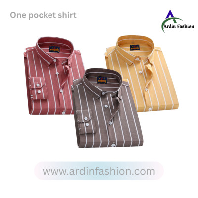 Full Sleeves one pocket ceck shirt