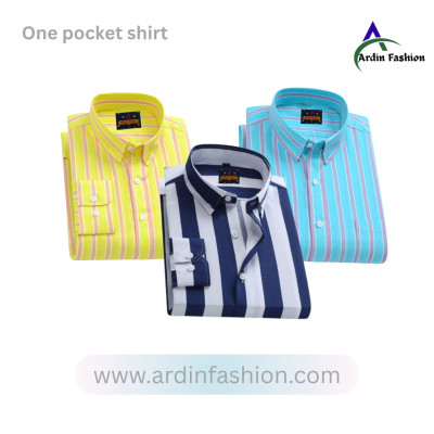 Full Sleeves one pocket ceck shirt