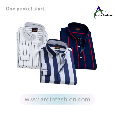 Full Sleeves one pocket ceck shirt