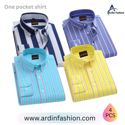 Full Sleeves one pocket ceck shirt