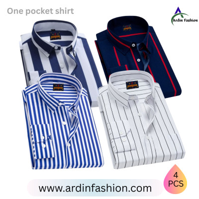 Full Sleeves one pocket ceck shirt