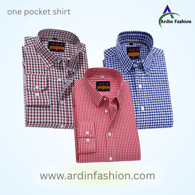 3 PCS Long Sleeve Grameen Check Shirt