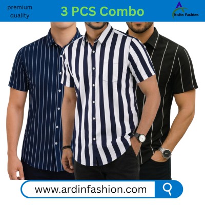 3 PCS Half sleeve print Shirt