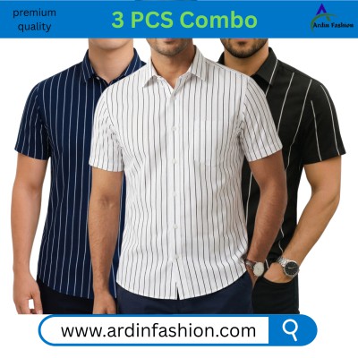 3 PCS Half sleeve print Shirt