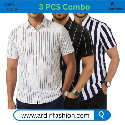 3 PCS Half sleeve print Shirt