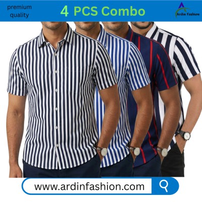 4 PCS Half sleeve print Shirt