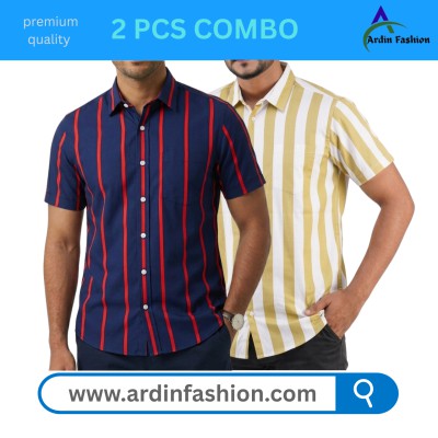 2 PCS Half sleeve print Shirt