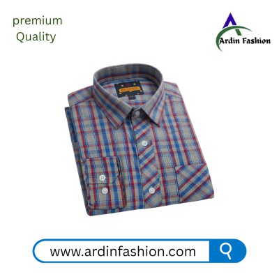 1 PCS Long Sleeve  Check Shirt