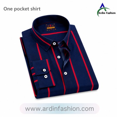 Full Sleeves one pocket ceck shirt