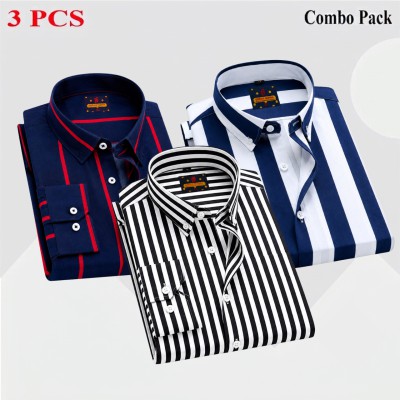 2 PCS Long sleeve Check Shirt