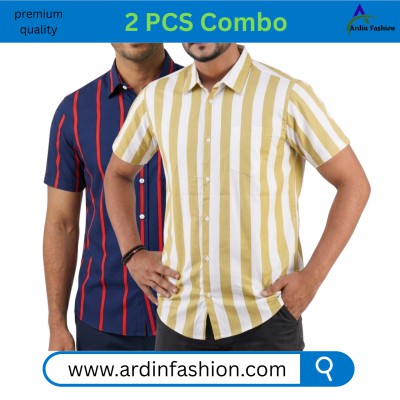2 PCS Half Sleeve Print Shirt