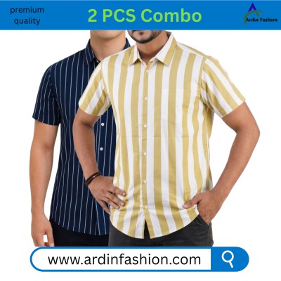 2 PCS Half Sleeve Print Shirt