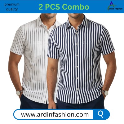 2 PCS Half Sleeve Print Shirt