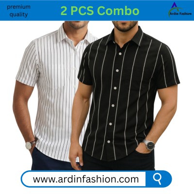 2 PCS Half Sleeve Print Shirt