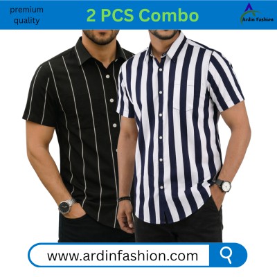 2 PCS Half Sleeve Print Shirt