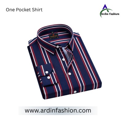 Full Sleeves one pocket ceck shirt